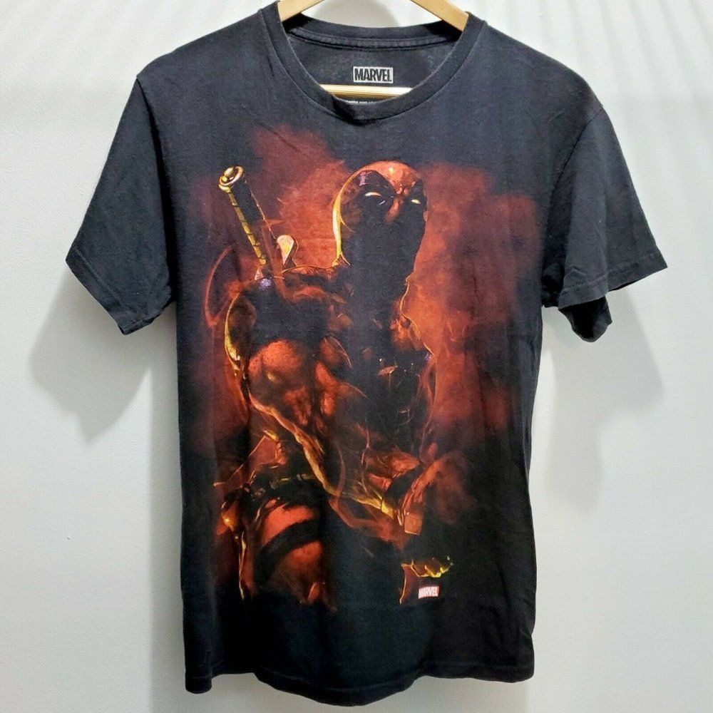 Marvel deadpool t Shirt Official Vintage Graphic Rare 2013 Orginal Size Medium‎